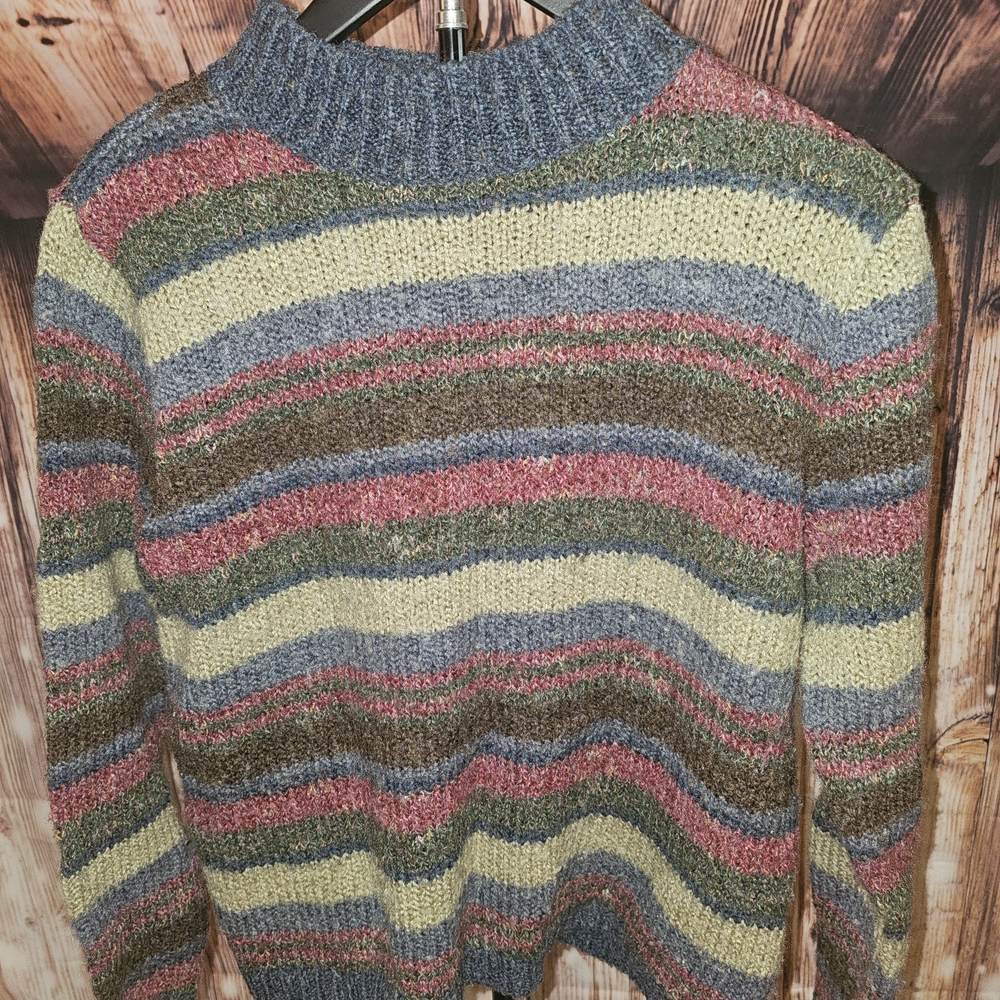 Christopher & Banks Multicolor Striped Sweater